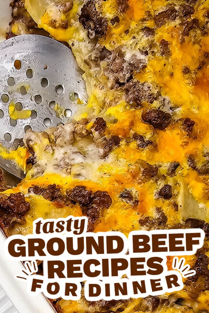 ground beef recipes - Cheesy Hamburger Potato Casserole