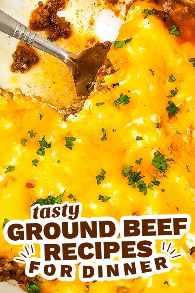 ground beef recipes - Cheesy Tex-Mex John Wayne Casserole