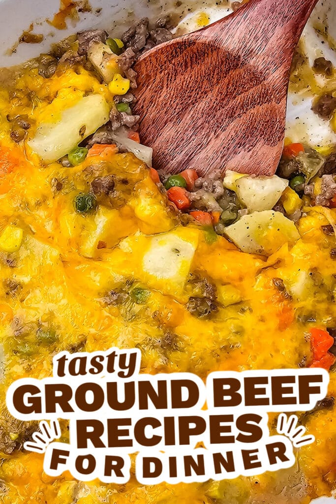 ground beef recipes - Creamy Hobo Casserole