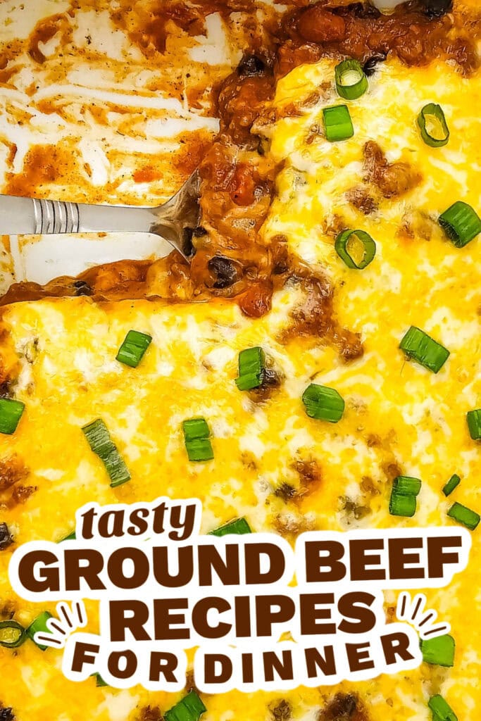 ground beef recipes - Mexican Lasagna Tortilla Casserole
