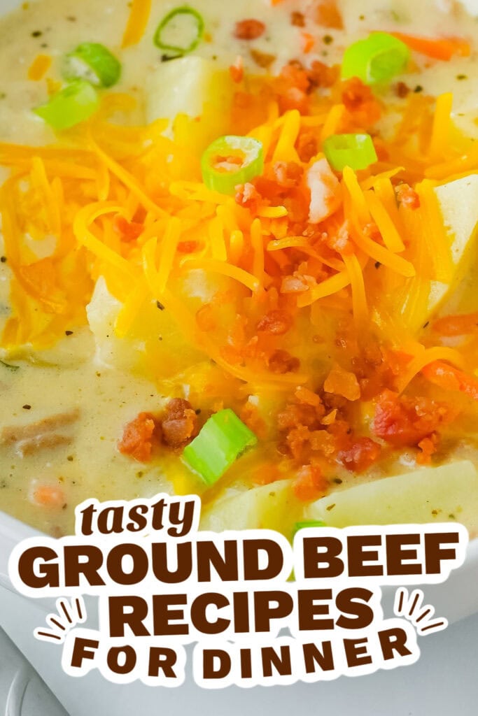 ground beef recipes - One-Pot Cheeseburger Soup