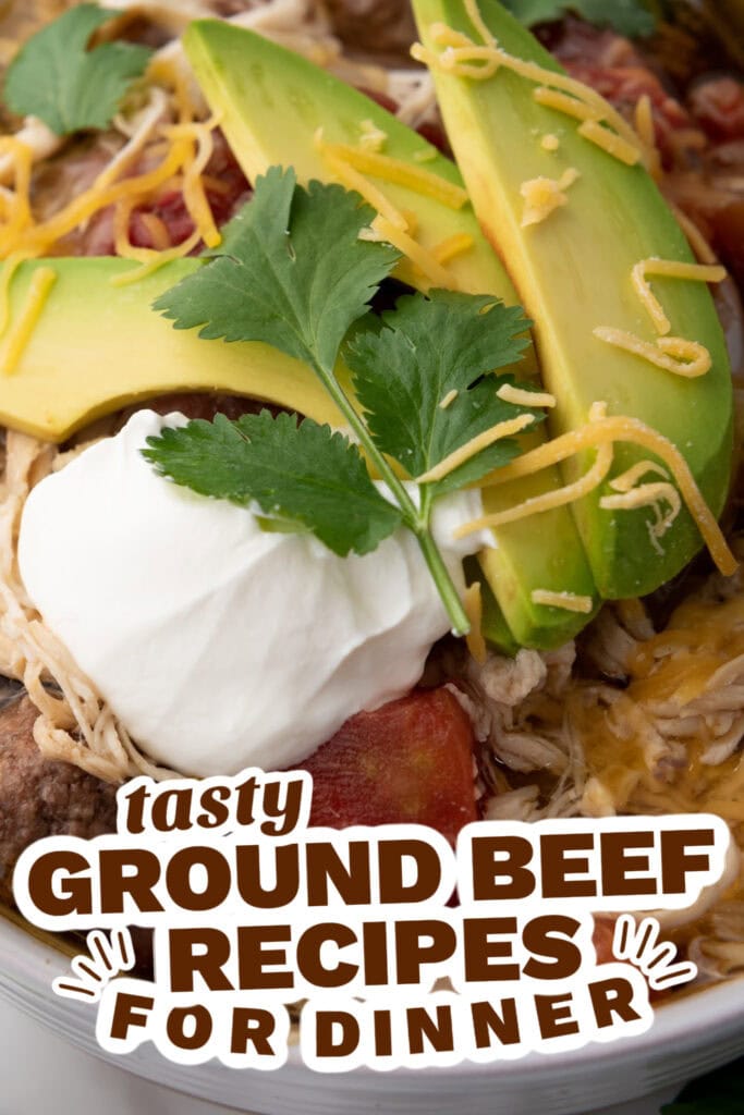 ground beef recipes - Slow Cooker Taco Soup