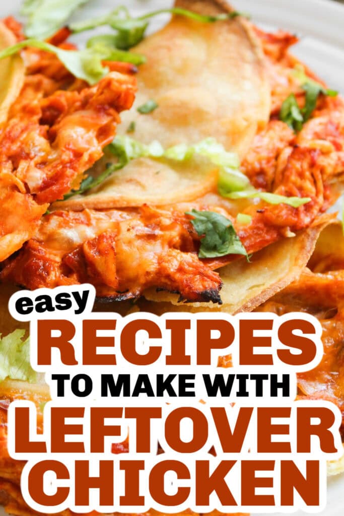 leftover chicken recipes - No-Fry Crispy Baked Chicken Tacos