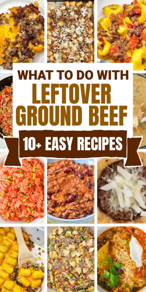 leftover ground beef