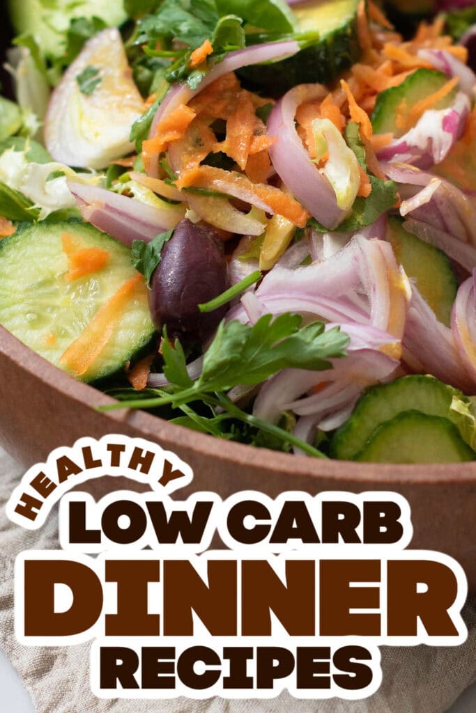 low carb dinner recipes - Baby Calamari Garden Salad