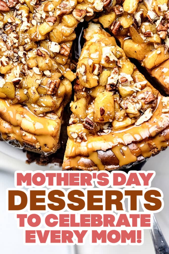 mothers day desserts - Caramel Apple Cheesecake