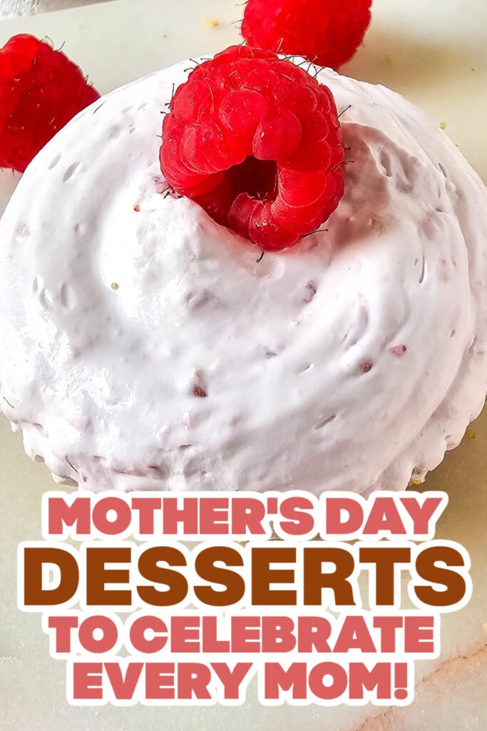 mothers day desserts - Mini No-Bake Raspberry Cheesecakes