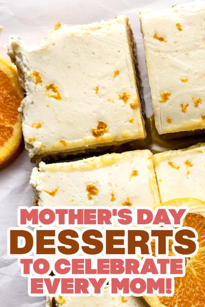 mothers day desserts - Orange Dreamsicle Bars