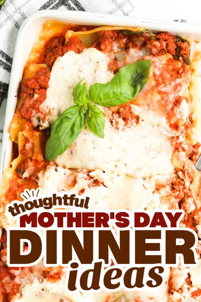 mother's day dinner ideas - Sheet Pan Cheesy Lasagna
