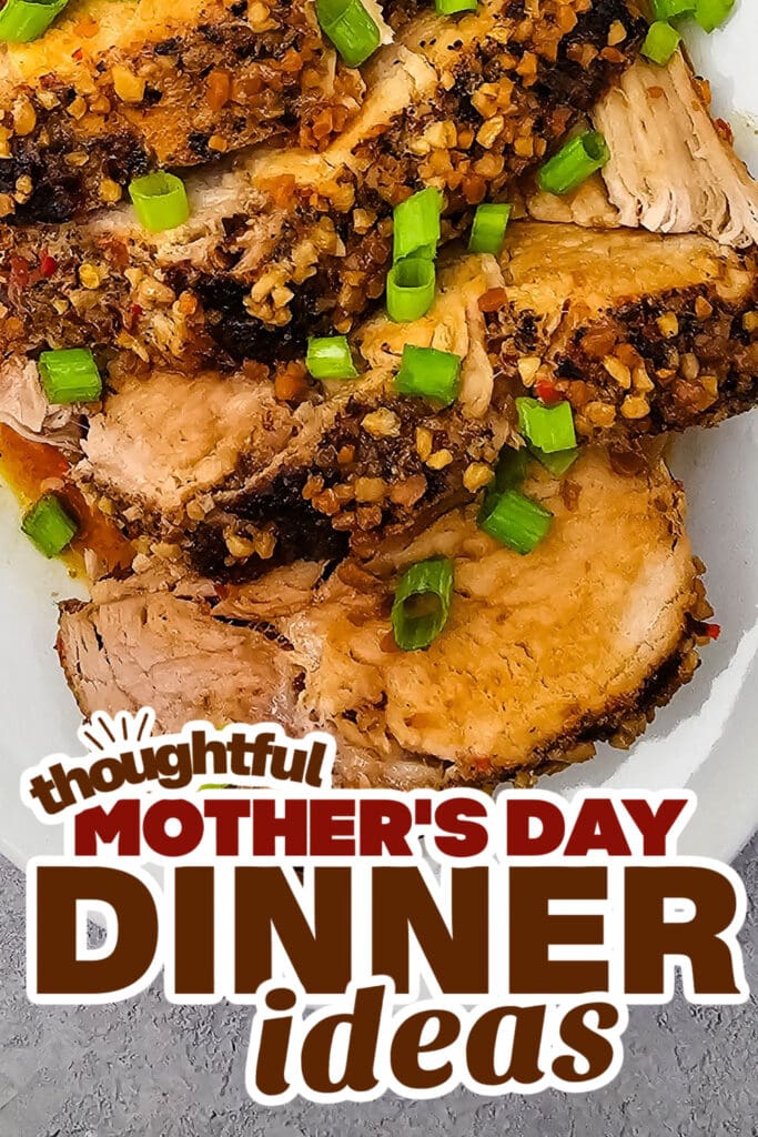 mother's day dinner ideas - Tender Slow Cooker Honey Garlic Pork Roast