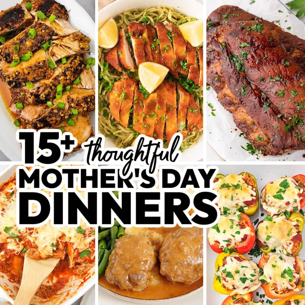 mothers day dinner ideas featured image