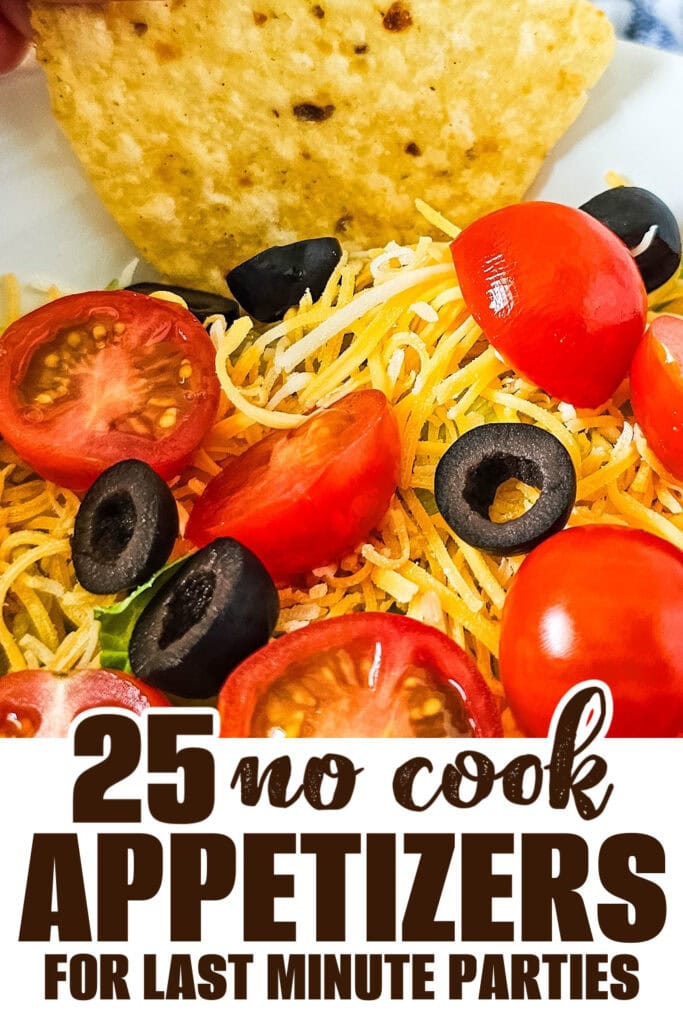 no cook appetizer - Classic Cold Taco Dip