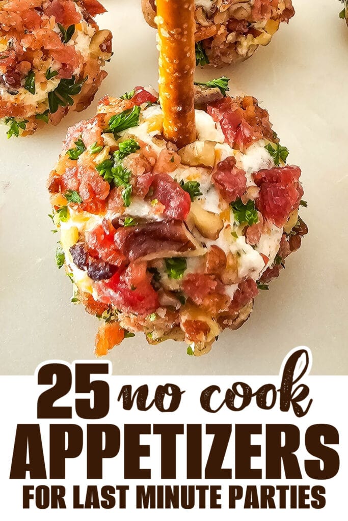no cook appetizer - Cracked Out Cheeseball Bites