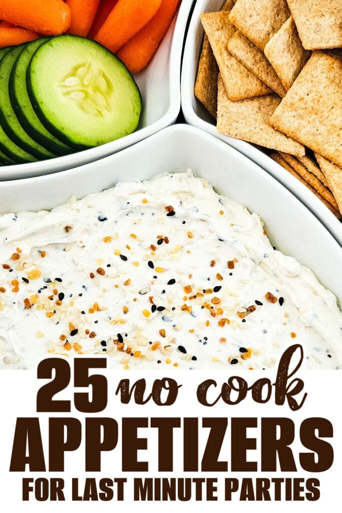 no cook appetizer - Everything Bagel Dip