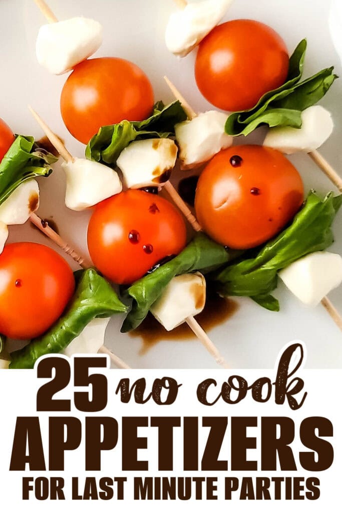 no cook appetizer - Luxurious Caprese Skewers