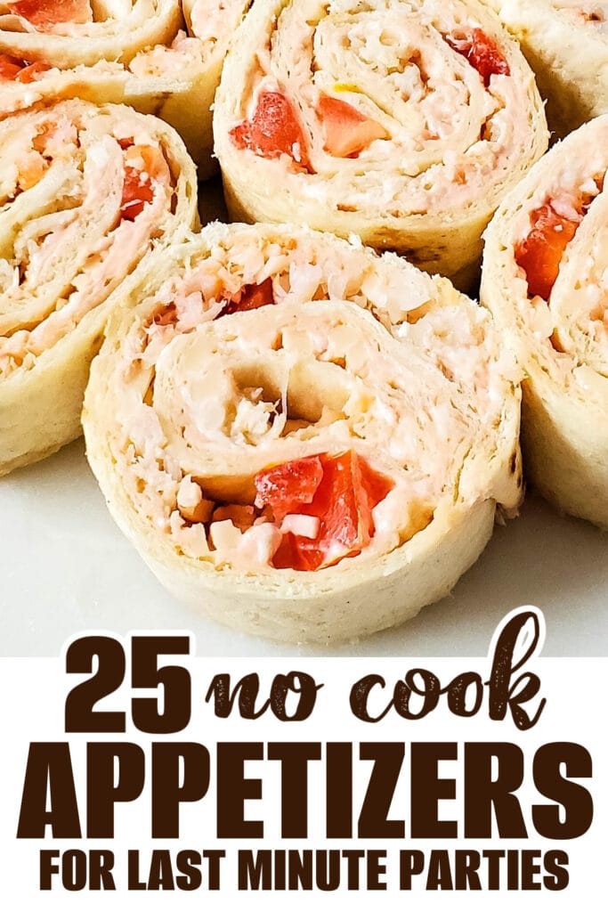 no cook appetizer - Seafood Pinwheels