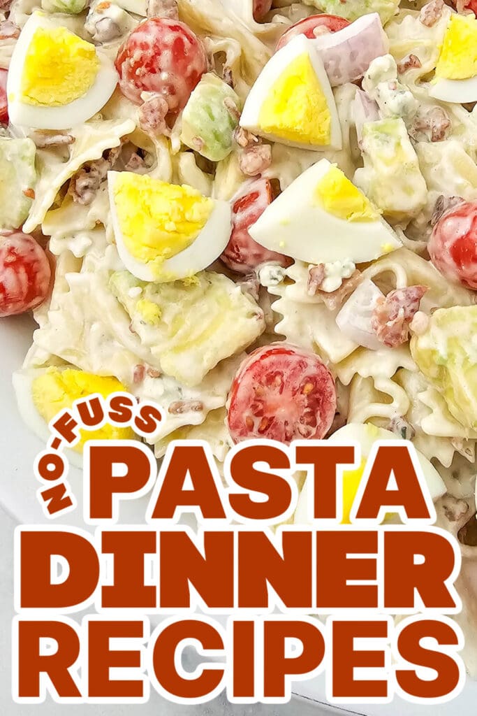 pasta dinner recipes - Cobb Pasta Salad