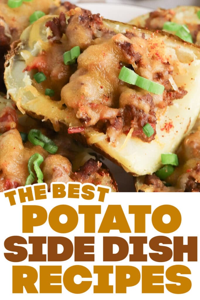 potato side dish ideas - Crispy Potato Skin Tacos