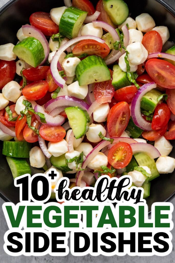 vegetable side dishes - Classic Panzanella with Mozzarella