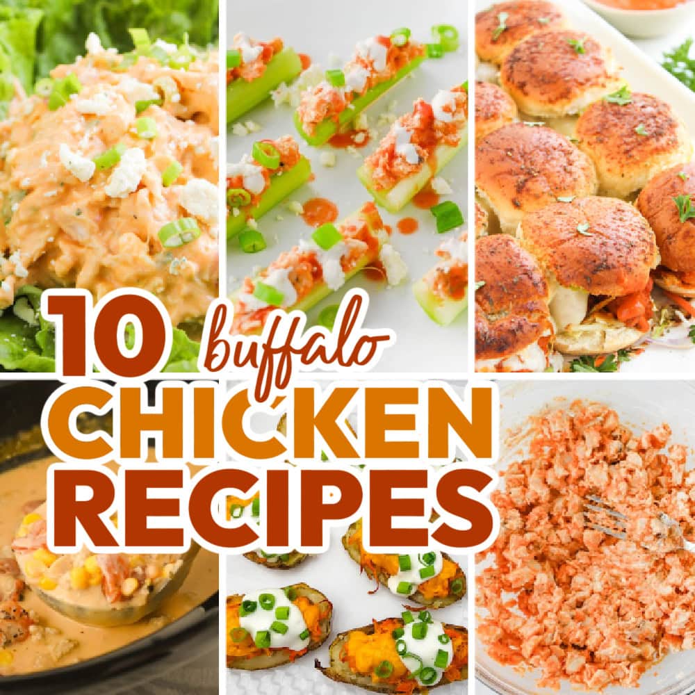 buffalo chicken recipes featured image