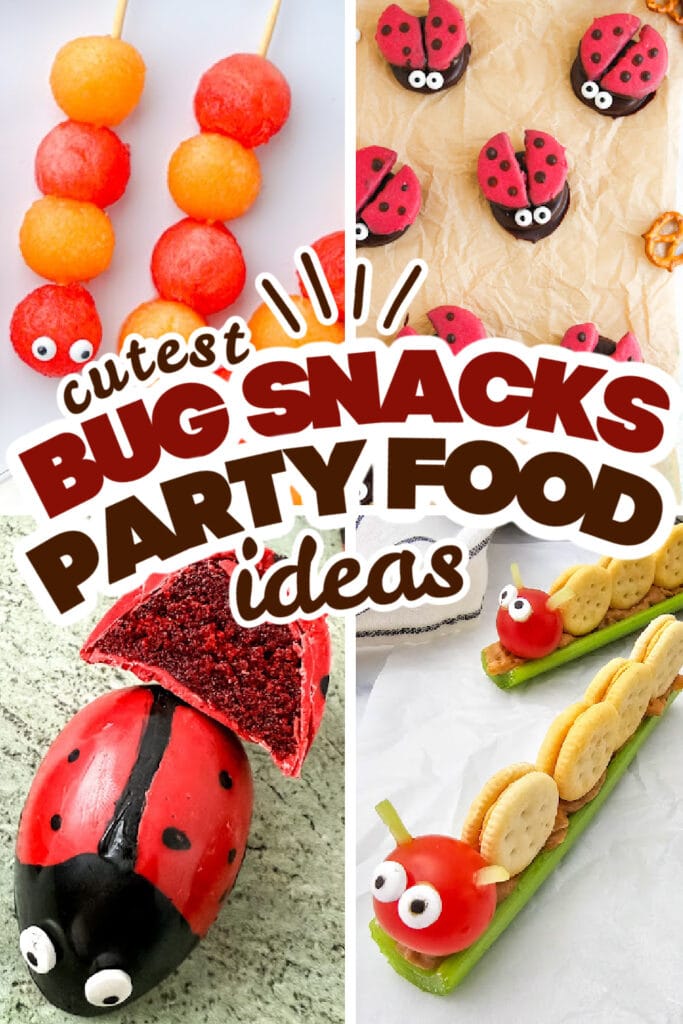 bug snacks party food ideas