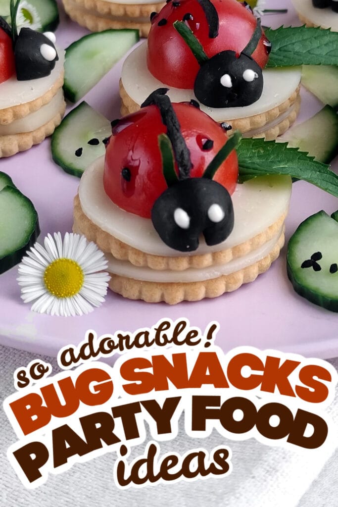 bug snacks party food ideas - Ladybug Appetizer