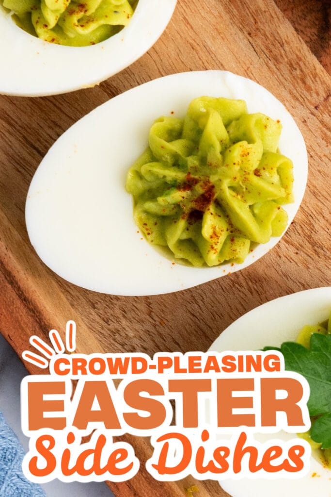 easter side dishes -Avocado Deviled Eggs