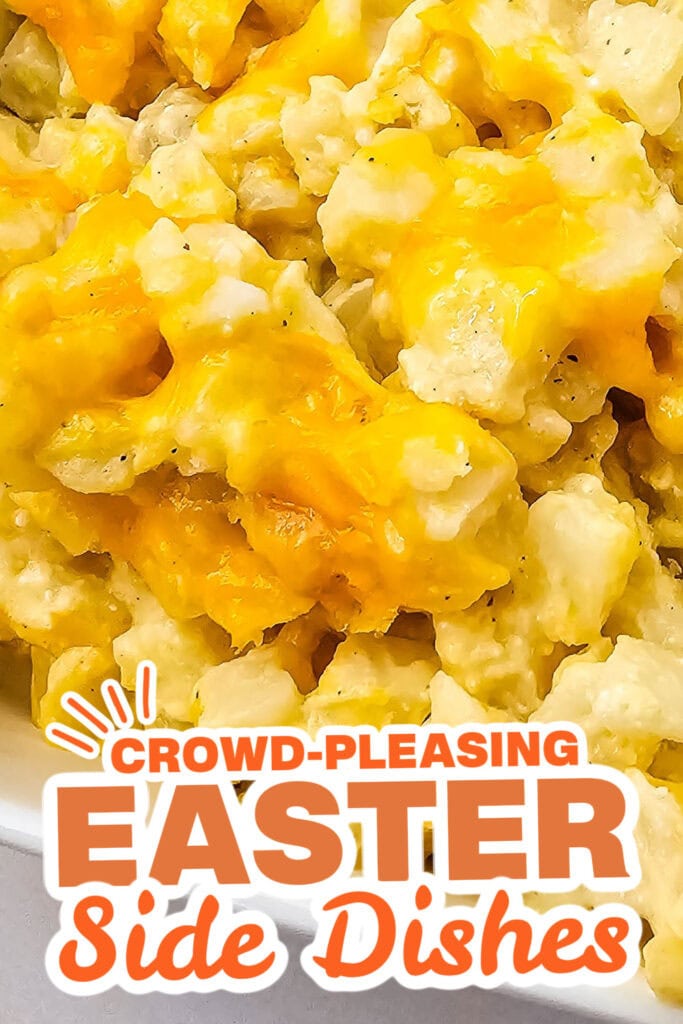 easter side dishes -Crockpot Creamy and Cheesy Potatoes 