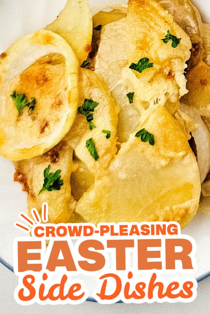 easter side dishes -French Onion Potato Bake