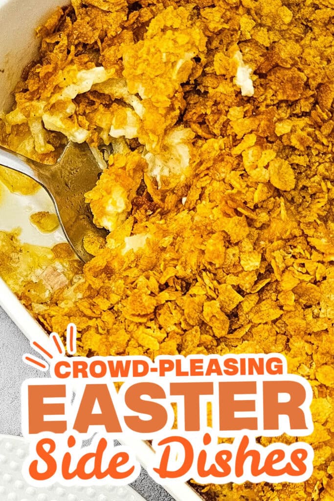 easter side dishes - Golden and Cheesy Party Potatoes