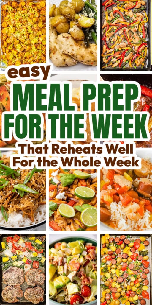 meal prep for the week