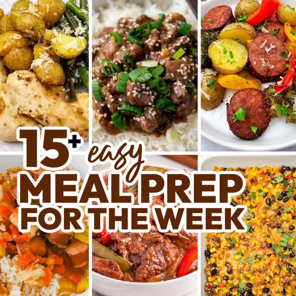 meal prep for the week