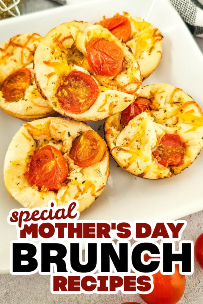 mothers day brunch - Cheesy Tomato Focaccia Rolls copy