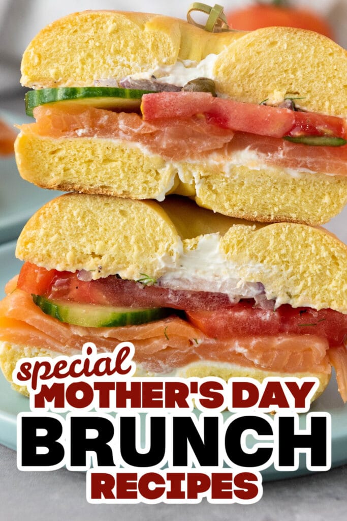 mothers day brunch - Smoked Salmon Bagel with Veggies copy 3