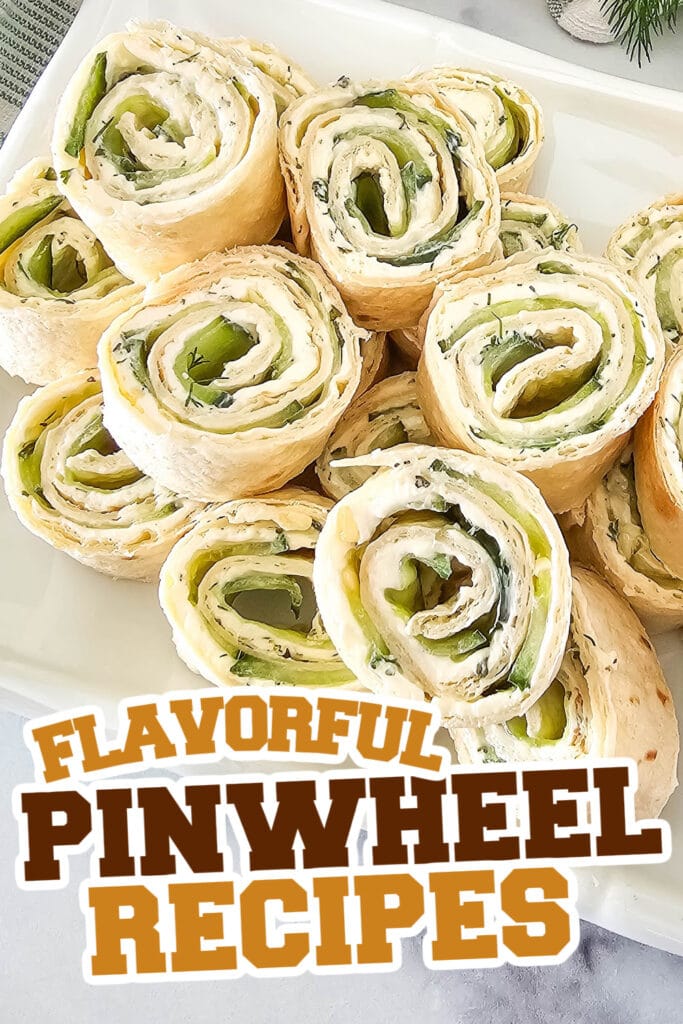 pinwheel recipes -Cucumber Pinwheels copy