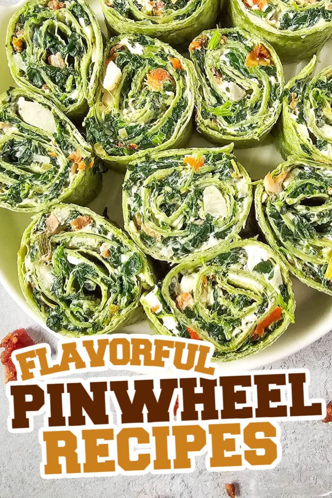 pinwheel recipes -Spinach Dip Pinwheels copy