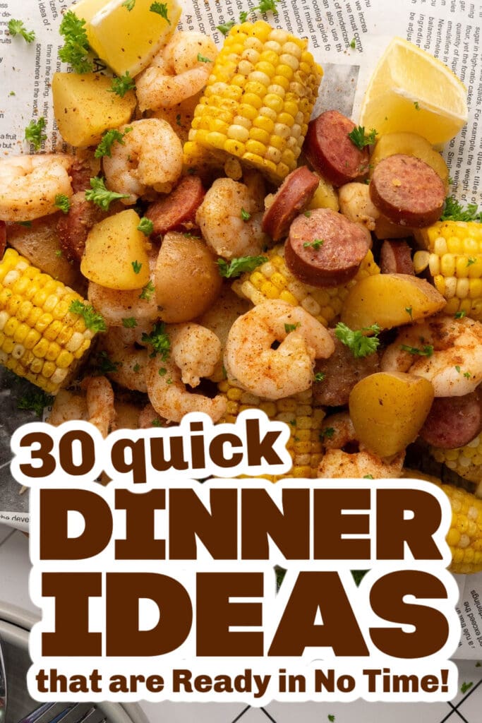 quick dinner ideas -One-Pot Instant Pot Shrimp Boil copy