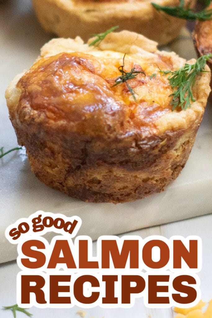 salmon recipes - Salmon and Cheese Mini Quiches