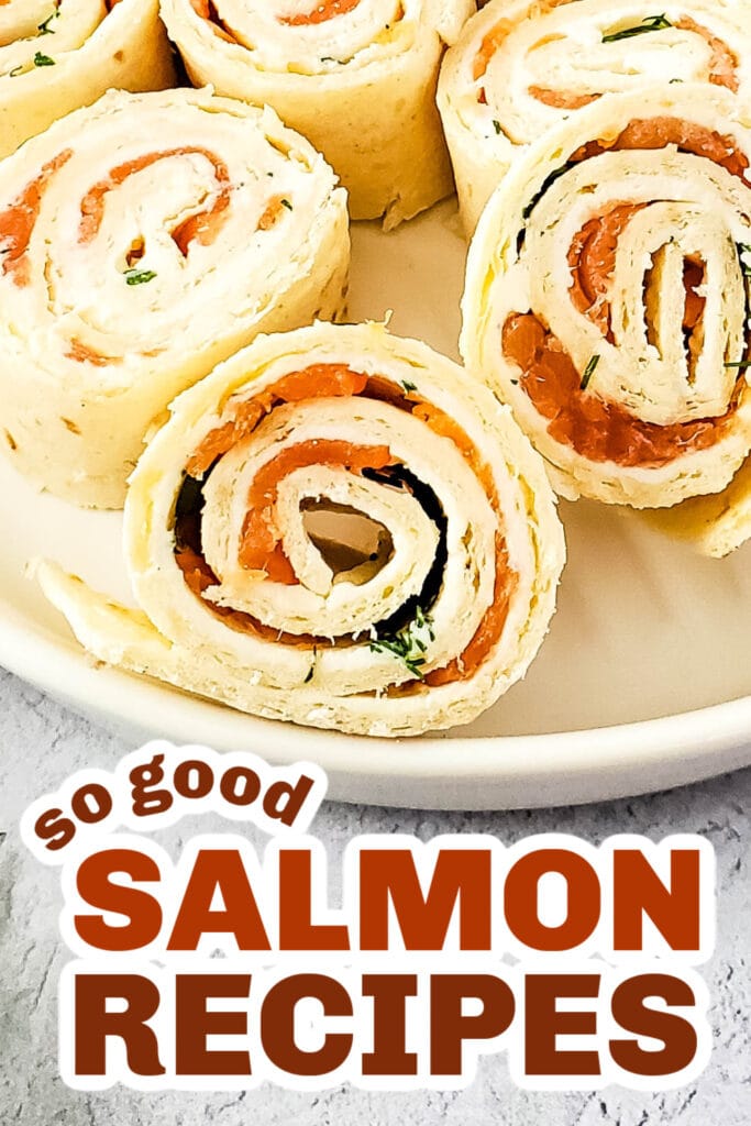 salmon recipes - Smoked Salmon Pinwheels