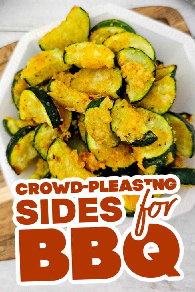 sides for BBQ - Air Fried Zucchini Bites