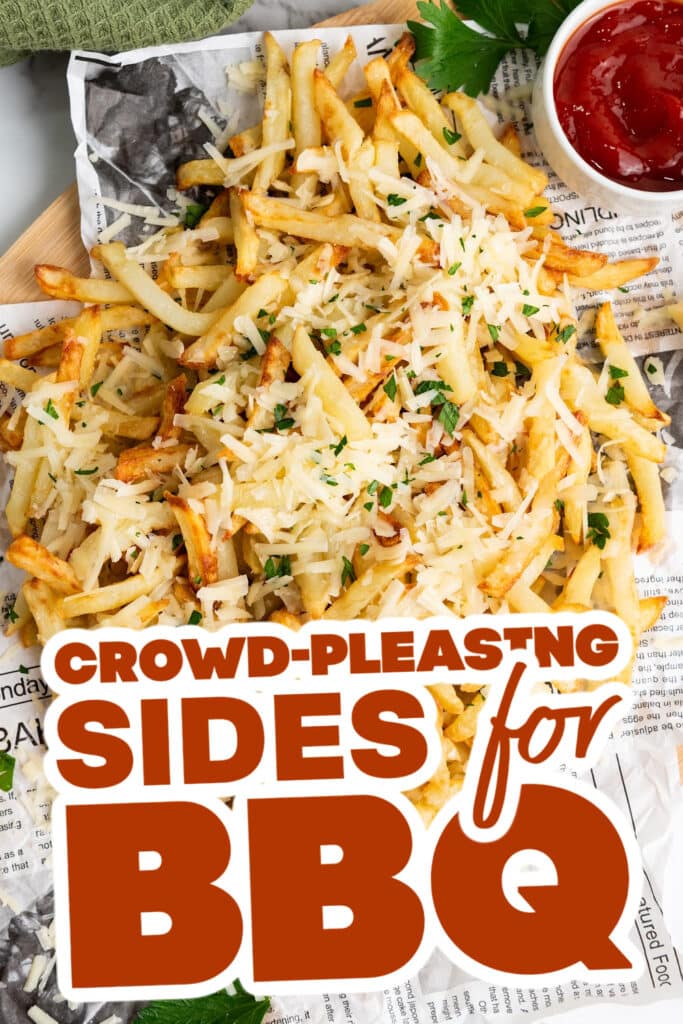 sides for BBQ - Air Fryer Parmesan Truffle Fries
