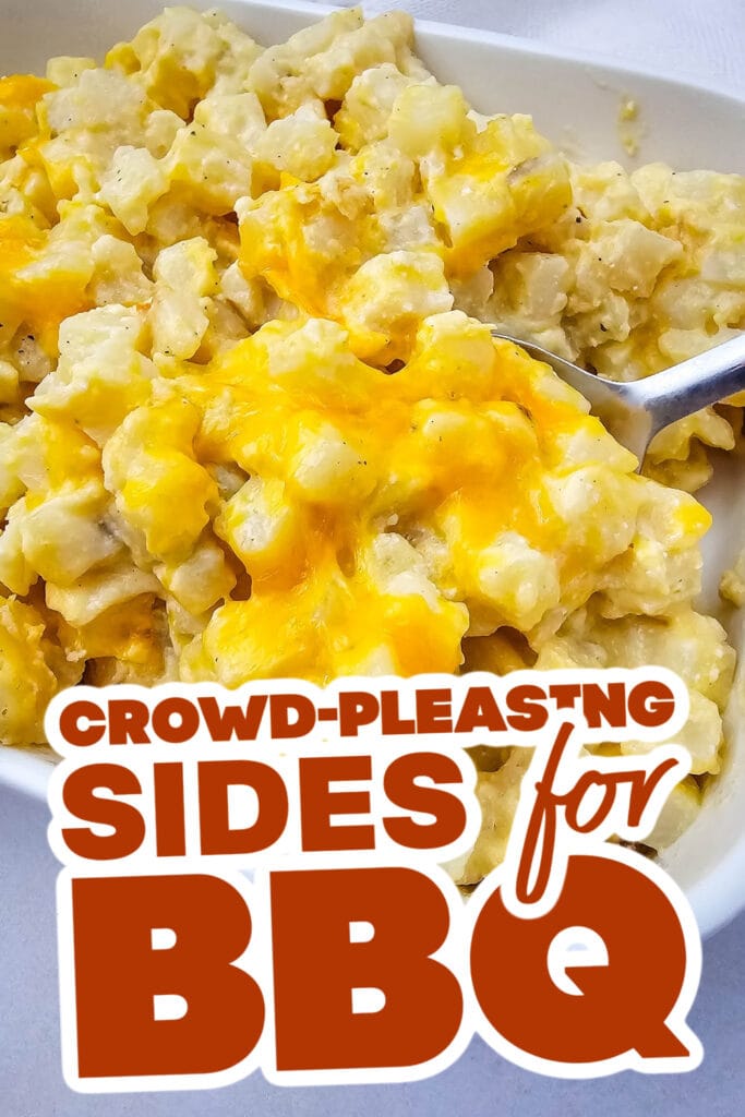 sides for BBQ - Crockpot Creamy and Cheesy Potatoes