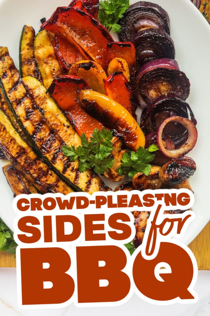 sides for BBQ - Grilled Vegetables with Balsamic Vinegar & Herbs