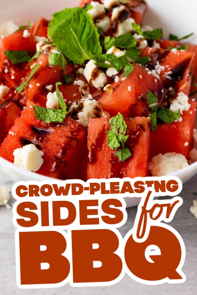 sides for BBQ - Watermelon Salad