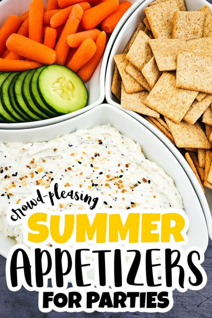 summer appetizers - Everything Bagel Dip copy