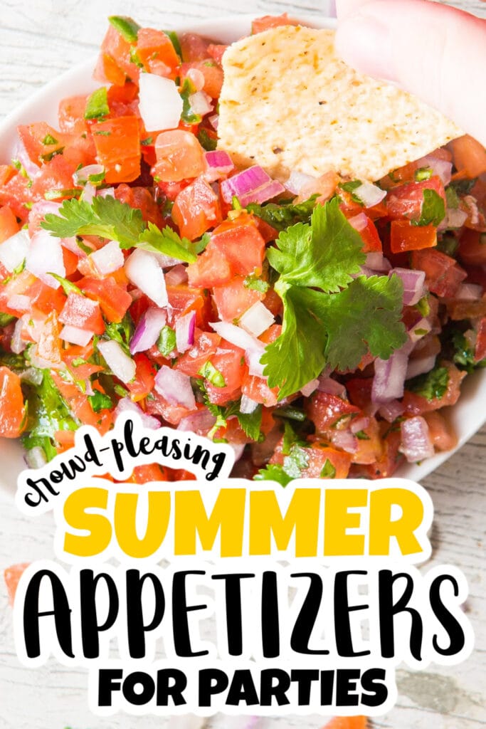 summer appetizers - Pico de Gallo copy