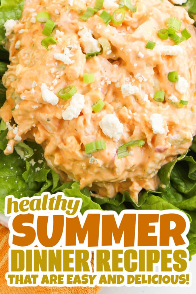 summer dinner recipes - Buffalo Chicken Salad