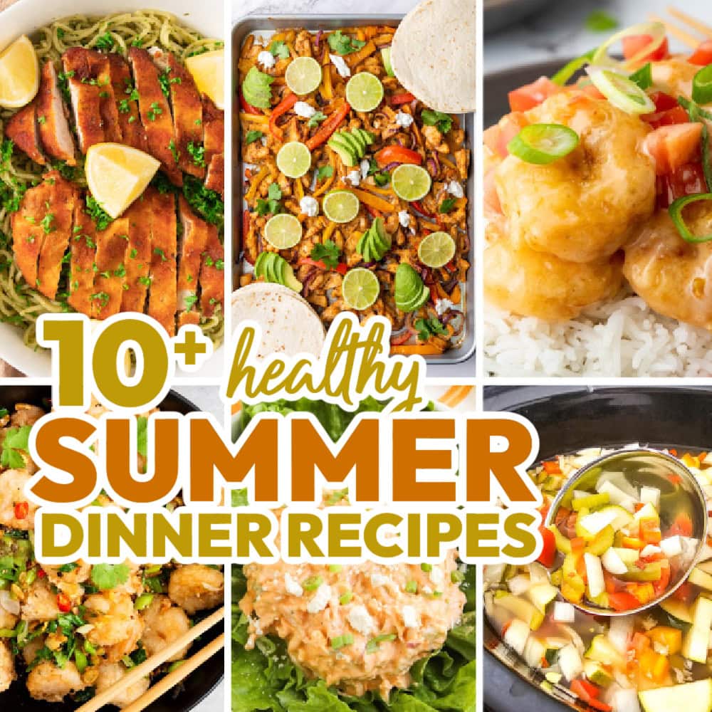 summer dinner recipes featured image