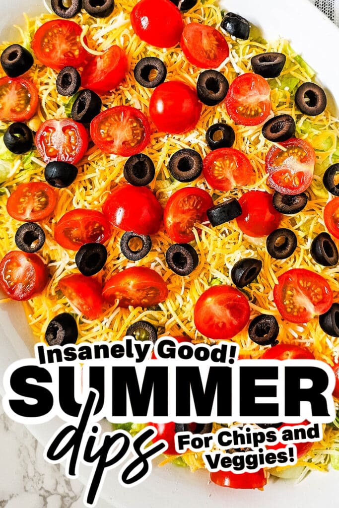 summer dips - Classic Taco Dip copy