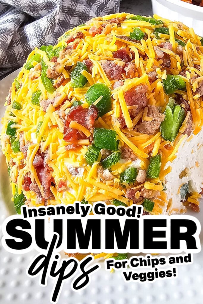 summer dips - Jalapeno Popper Cheeseball copy